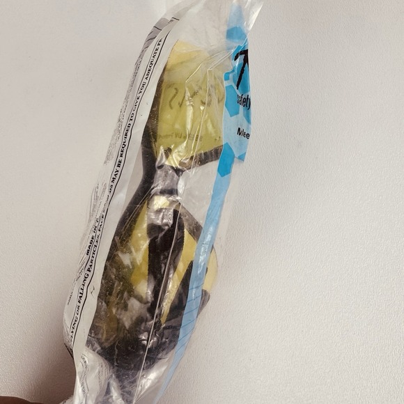 Nemesis Jackson Safety ANSI Z87.1+ Amber Lens Safety Glasses Black Frame - NEW - Picture 7 of 7